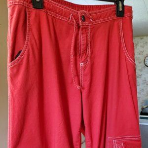 Prana Capri Cargo Pants Breath - Orange Size L